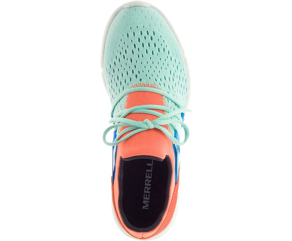 Merrell Sneakers Dame - Flora Kindred - Mintgrønne/Orange - HJG170582